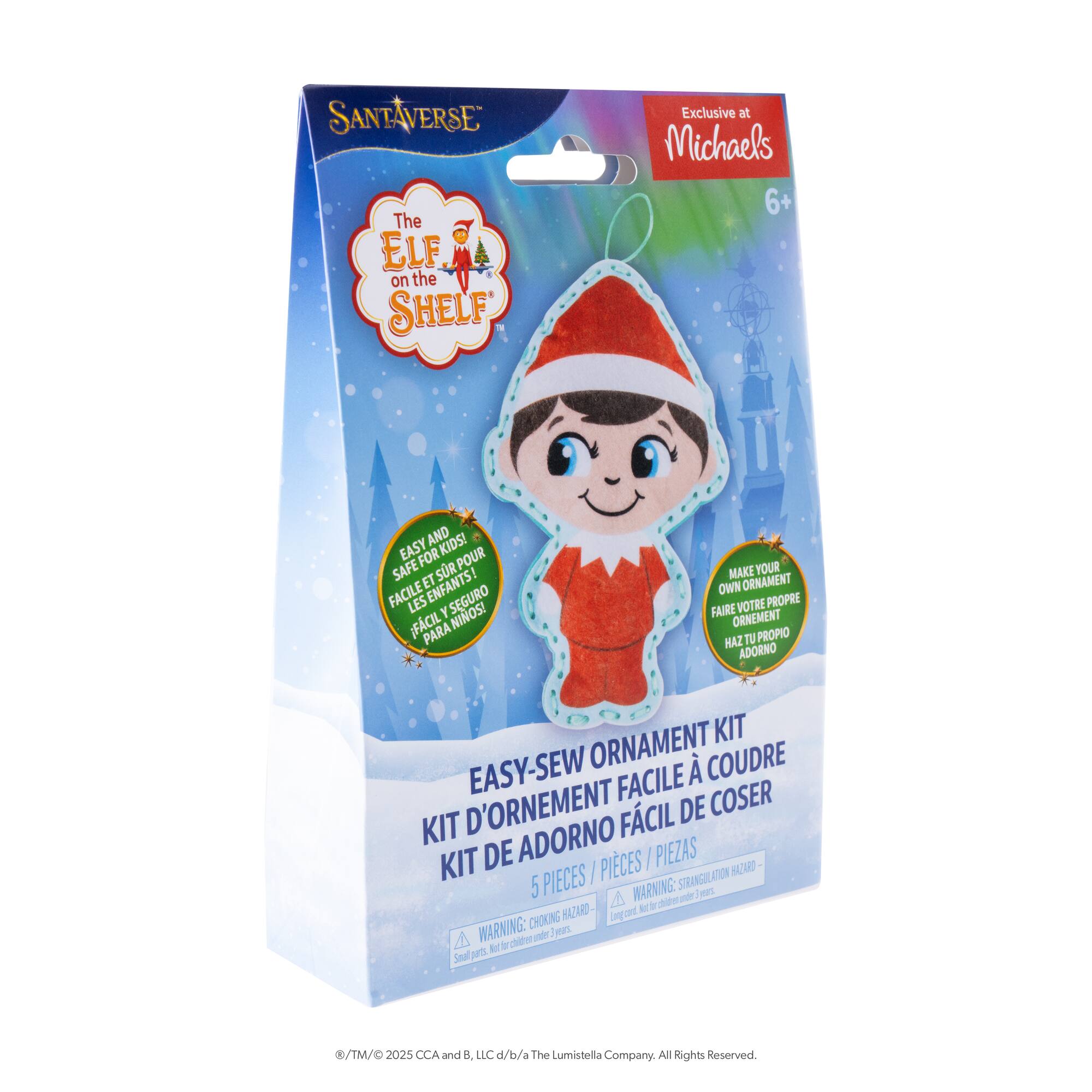 The Elf on the Shelf® Santaverse™ Easy-Sew Ornament Kit